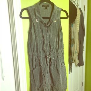 Jessica Simpson army green cut out dress