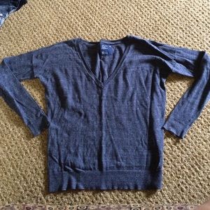 Navy Blue V-neck American Eagle Sweater