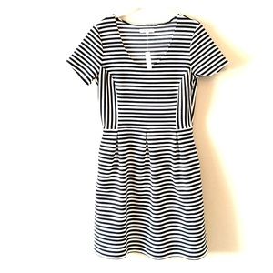 Navy + White | Striped Madewell dress | New w/Tags