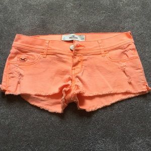 Hollister Low-rise denim shorts size 1