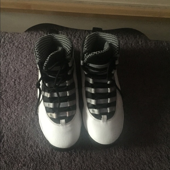 Retro Zebra Jordan 10's
