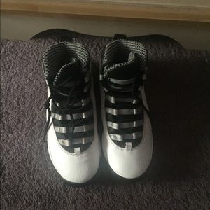 Retro Zebra Jordan 10's