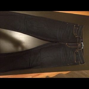 Banana Republic Dark Wash Skinny Ankle Jeans, 27