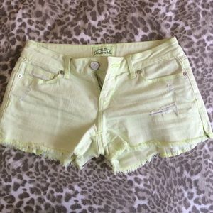 Neon Aeropostale shorts