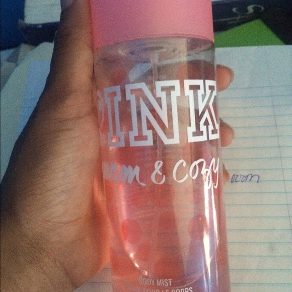 Pink body spray