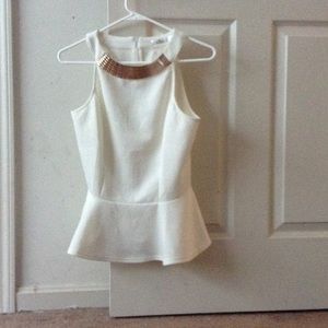 Dressy white shirt.