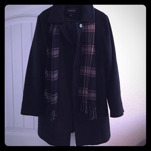 Women's London Fog wool, lined coat