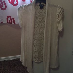 Rue 21 cardigan with lace back