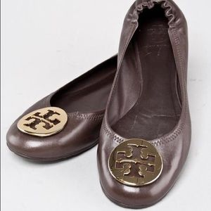 Brown Tory Burch flats