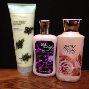 Bath & Body Works lotions