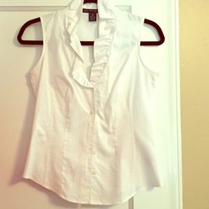 Brooks brothers button up tank