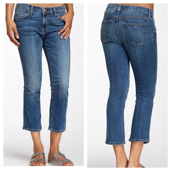 🚫SOLD🚫Current/Elliott The Cropped Bootcut Crop - Picture 2 of 2