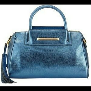 B Brian Atwood Sharon cadet blue satchel