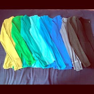 ‼️9 Long Sleeve Tees - Varying Colors and Brands