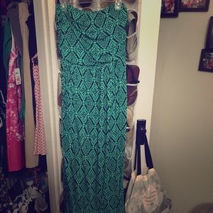 Forever 21 2x strapless maxi dress