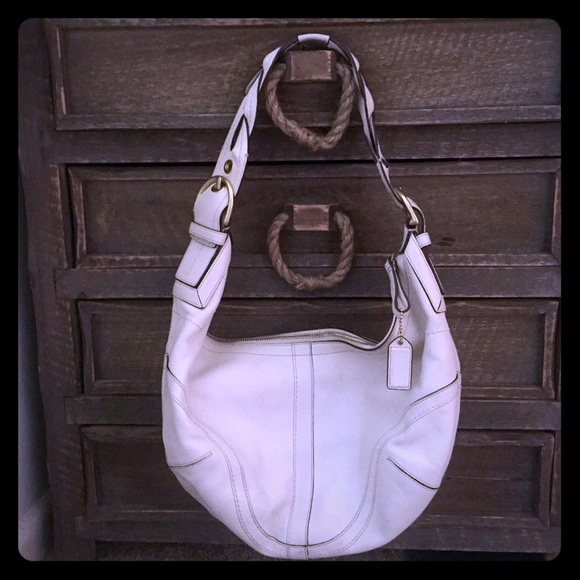 Coach Hobo Bag - Braided Handle