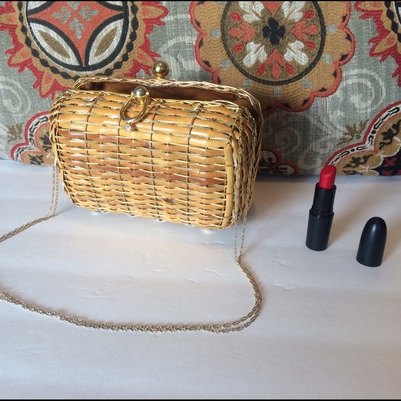 Wooden and Gold Purse 👑