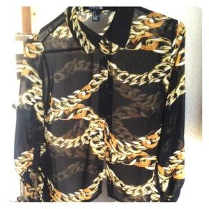 Chains Button Up