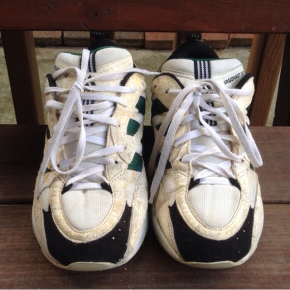 Old Vintage Mens Green Adidas