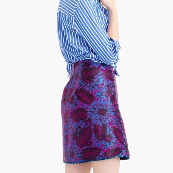 J.Crew gorgeous subtle floral skirtπsold - Picture 4 of 4