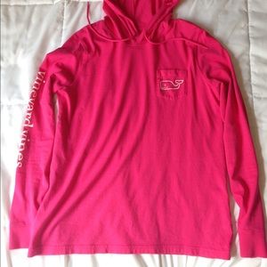 Vineyard Vines Long Sleeve Whale Hoodie tee