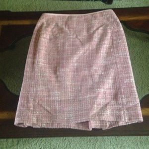 Pink wool ETCETERA skirt