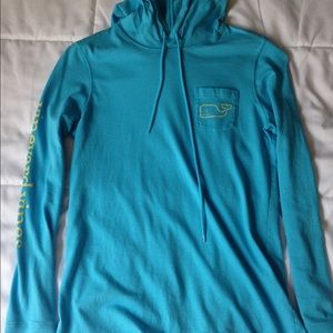 Vineyard Vines Long Sleeve Whale Hoodie Tee