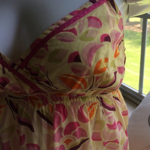 💐Flirty patterned babydoll tank top💐 - Picture 3 of 3