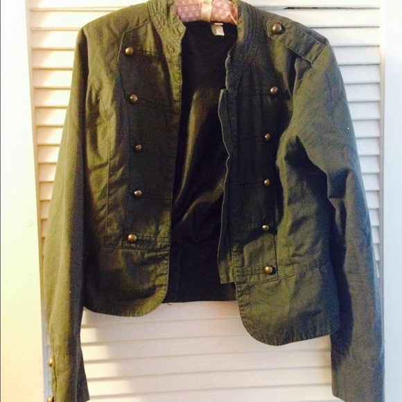 Xhilaration Military Jacket - Olive Green