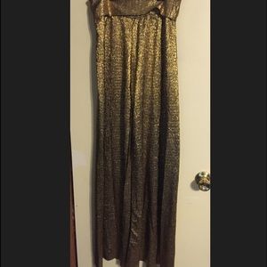Gold Palazzo Pants