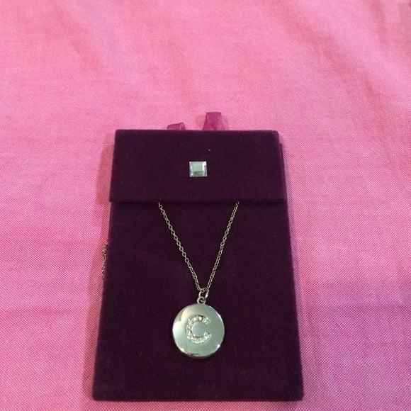 Necklace with letter charm