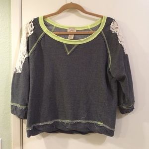Sweater crop top