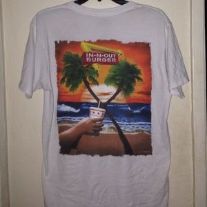 In N out Burger white t shirt