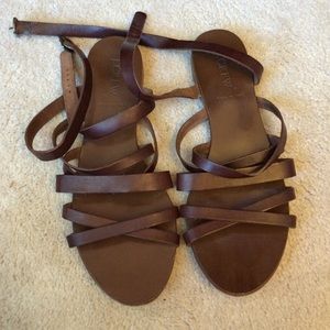 J.crew sandals with strap