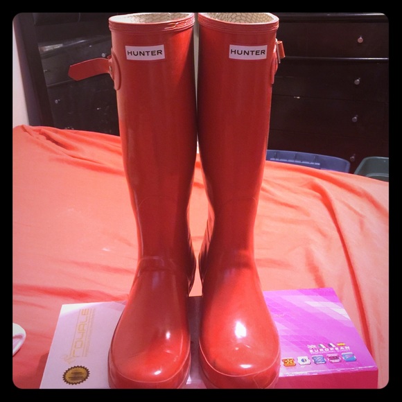 Hunter boots (RED)