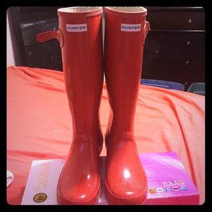 Hunter boots (RED)