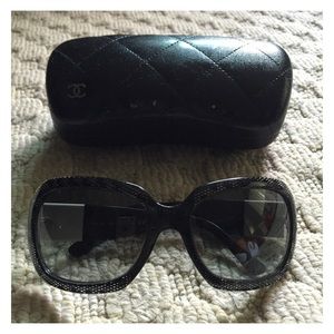 Chanel 5146 Black & White Sunglasses