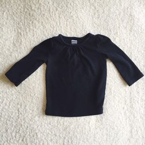 baby | 12-18 | black long tee