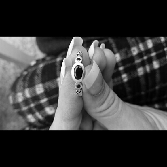 Sterling Silver Black Onyx Ring