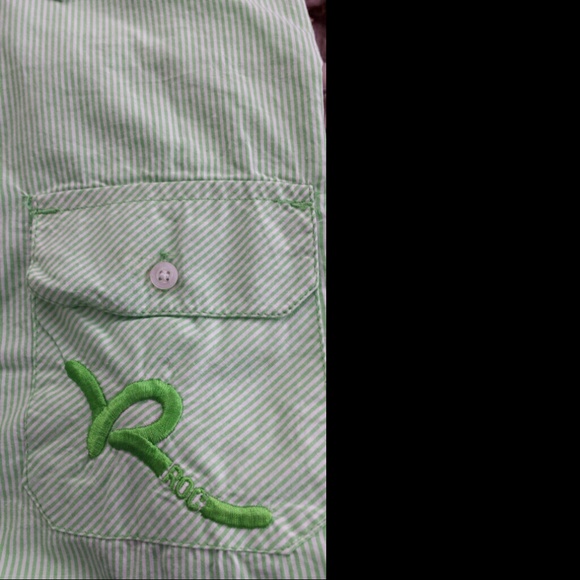 LIME GREEN MENS SHIRT [WORN ONCE] - Picture 2 of 4