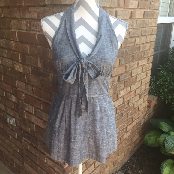 🍭NWOT Sz Medium Anthropologie Halter Top