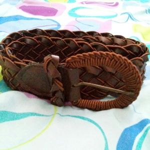 Brown thick belt!