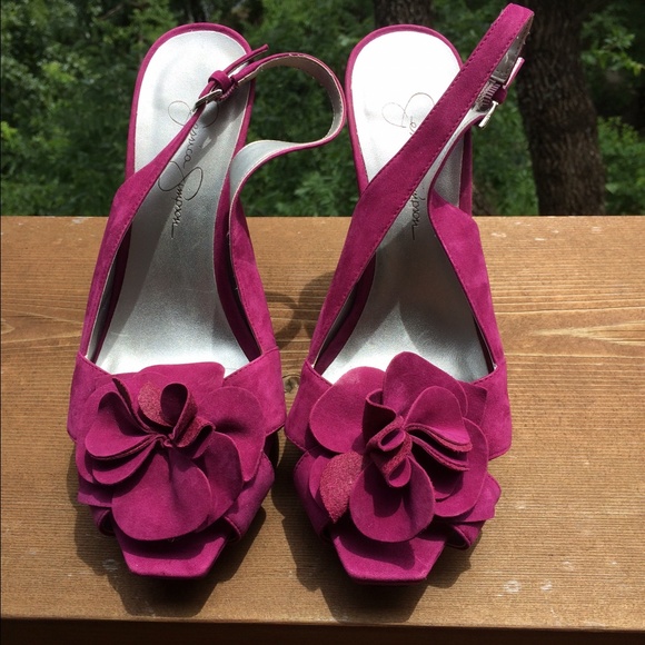 Jessica Simpson Flower Heels!!