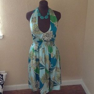 Sexy Steve Madden halter dress NWT 100%silk