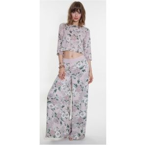 BB Dakota | Wide leg floral pants | NEW with tags