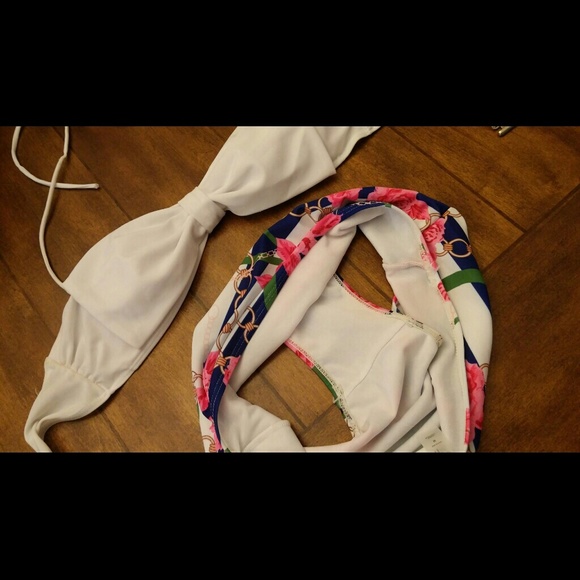 High waisted swim suit bottoms - Picture 2 of 2