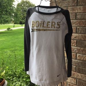 Purdue Nike 3/4 length t-shirt