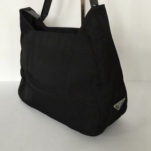 💯 Authentic PRADA black nylon shoulder bag