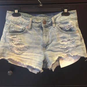 American Eagle high-waisted shorts
