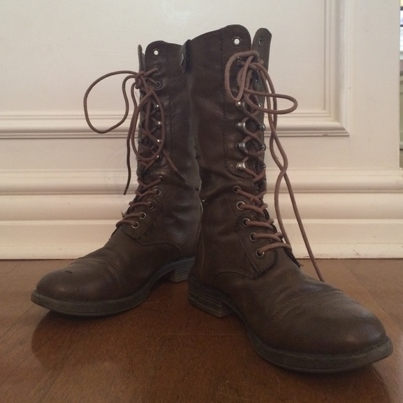 Madden Girl Combat Boots